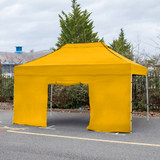 Vaunt 4.5m x 1.9m Double Door Gazebo Side Panel - Yellow image B