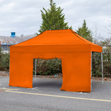 Vaunt 4.5m x 1.9m Double Door Gazebo Side Panel - Orange image B