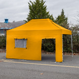 Vaunt 4.5m x 1.9m Door & Window Gazebo Side Panel - Yellow image B