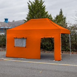 Vaunt 4.5m x 1.9m Door & Window Gazebo Side Panel - Orange image B