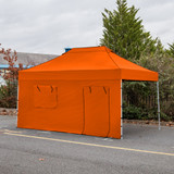 Vaunt 4.5m x 1.9m Door & Window Gazebo Side Panel - Orange image C