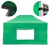Vaunt 4.5m x 1.9m Window Gazebo Side Panel - Green image