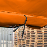 Vaunt 4.5m x 1.9m Window Gazebo Side Panel - Orange image D