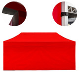Vaunt 6m x 1.9m Plain Gazebo Side Panel - Red image