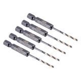 Vaunt HSS M2 Turbo Drill Bit 2mm 1/4'' Hex Shank - Pack of 5 image