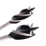 Vaunt X 3 Piece Stubby 4 Flute Auger Drill Bit Set - 120mm image 3