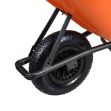 Vaunt Heavy Duty 85Ltr Metal Tray Reinforced Wheelbarrow image 1
