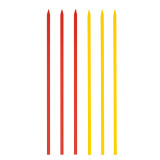 Vaunt Replacement Yellow and Red Leads For Deep Hole Pencil-Pack Of 6 image 2