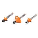 Vaunt 3 Piece Chamfer Router Cutter Set image