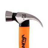 Vaunt 20oz (0.57kg) Graphite Curved Claw Hammer image 3
