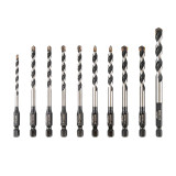 Vaunt 10 Piece Multi-Construction Drill Bit Set image
