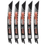 Vaunt X Speed Curved Reciprocating Saw Blades Wood & Metal - 5 Pack image
