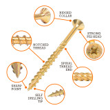 Vaunt 5.0mm x 60mm Multi-Purpose Wood Screws - Box of 100 image 2