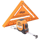 Vaunt Essentials 180mm ABS Quick Square & 3m Keyring Metric Tape Measure image