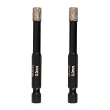 Vaunt X 6mm x 68mm Wax Filled Diamond Tile Drill Bit - Pack of 2 image 1