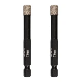 Vaunt X Wax Filled Diamond Tile Drill Bit 7mm 68mm - Pack of 2 image 1