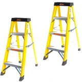 Vaunt 4 Tread 1.11m Fibreglass Step Ladder - Pack of 2 image
