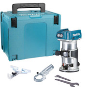 Makita DRT50ZJ 18V LXT Brushless Router/Trimmer - Body with Case & Guides Makita DRT50ZJ 18V LXT Brushless Router/Trimmer - Body with Case & Guides