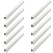 Talon 15mm White Snappit Cover 200mm Lengths - Pack of 10