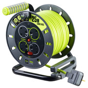 Masterplug 240v 25m 4 Socket 13A Open Cable Reel Masterplug 240v 25m 4 Socket 13A Open Cable Reel