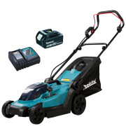 Makita DLM330 18V LXT 33cm Lawn Mower, 1x 5.0Ah Battery & DC18RC Charger Makita DLM330 18V LXT 33cm Lawn Mower, 1x 5.0Ah Battery & DC18RC Charger