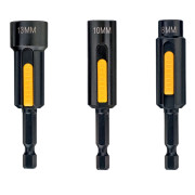 Dewalt DT7460-QZ 3 Piece Cleanable Hexagonal Magnetic Nut/Socket Driver 8/10/13mm