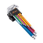 Vaunt 9 Piece Colour Coded Ball-End Hex Key Set Vaunt 9 Piece Colour Coded Ball-End Hex Key Set