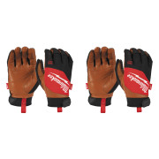 Milwaukee Hybrid Leather Gloves 9/L Large - Pack of 2 Milwaukee Hybrid Leather Gloves 9/L Large - Pack of 2