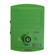 FuseBox TB5GN 100A Single Pole Mains Connection Block (E) - Green