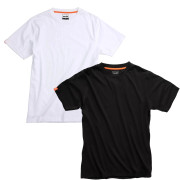 Scruffs Eco Worker T-Shirt - Black & White