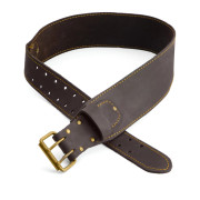 OX Pro P263303 3.0'' Oil Tanned Leather Tool Belt - Large