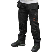 Scruffs Worker Plus Work Trousers - Black