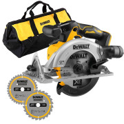 Dewalt DCS565N 18V XR Brushless 165mm Circular Saw With 2x Circular Saw Blades & Bag