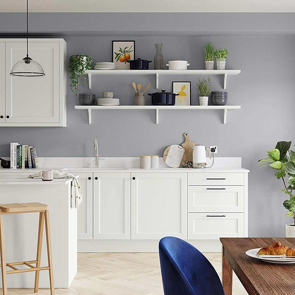 Dulux Walls & Ceilings Matt Paint Warm Pewter 2.5L ITS.co.uk