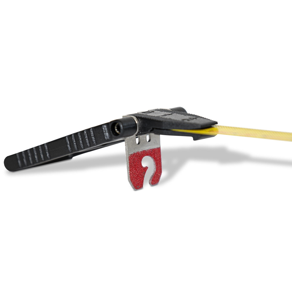Stabila Capsuleband maat LBM 2000 fibreglass, 30 m, glasvezel meetlint met metrische schaal en knikbescherming, universele haak, onbreekbare capsule, MID- nauwkeurigheid, LBM 2000, 30 m, zwart/geel