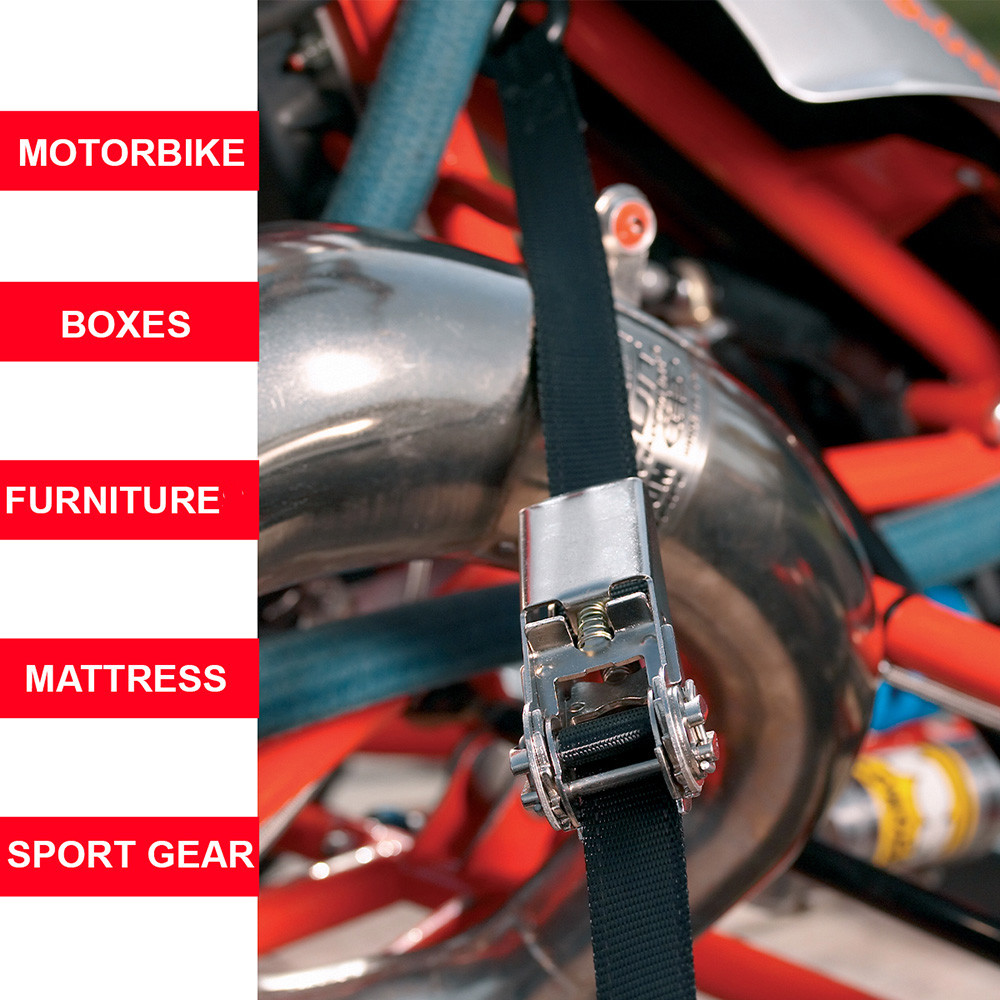 S-Line By Ancra 15' Retractable Ratchet Tie-Downs With Coated S-Hooks - View #2