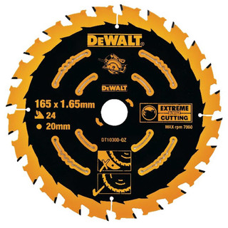 Dewalt DT10300-QZ 165mm x 20mm 24T Extreme 2 Framing Saw Blade