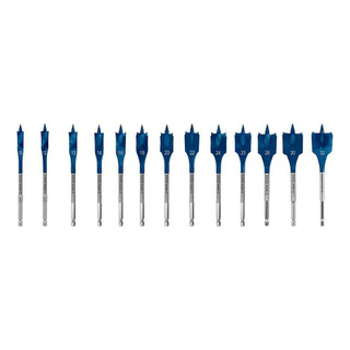 Bosch EXPERT 13 Piece Self-Cut Speed Flat Drill Bit Set 10-32mm