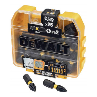 Dewalt DT70555T-QZ Dewalt PH2 25mm Impact Torsion Screwdriver Bit Box - Pack of 25