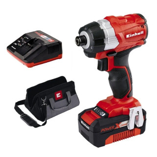 Einhell TE-CI 18/1 Li 18V Brushless Impact Driver with 1 x 4Ah Battery, Charger and Bag Einhell TE-CI 18/1 Li 18V Brushless Impact Driver with 1 x 4Ah Battery, Charger and Bag