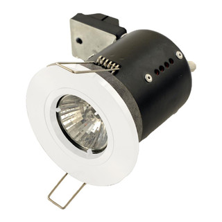 Danic Fire Rated Fixed Downlight for GU10 - White