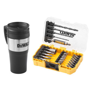 Dewalt DT70706M-QZ 25 Piece Drill and Screwdriver Bit Set with Travel Mug