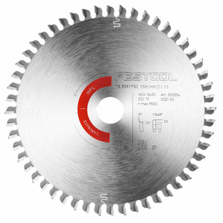Festool 205554 160mm x 20mm 52T Laminate/HPL Saw Blade