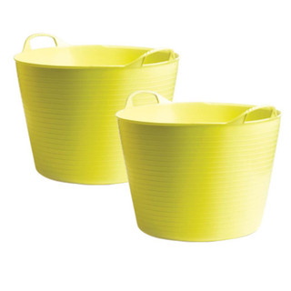 Gorilla Yellow Medium 26L Tub - Pack of 2 Gorilla Yellow Medium 26L Tub - Pack of 2
