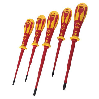 CK 5 Piece Dextro VDE Slim Screwdriver Set PZ/SL