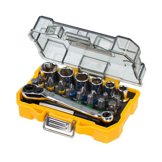 Dewalt DT71516-QZ 24 Piece 1/4" Sq. Socket and Screwdriving Set Dewalt DT71516-QZ 24 Piece 1/4" Sq. Socket and Screwdriving Set