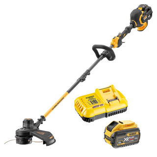 Dewalt DCM5713X1 54V FLEXVOLT Brushless Split Shaft Grass Trimmer, 1x 9.0Ah XR FLEXVOLT Battery & Charger