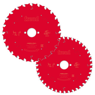 Freud 190mm x 30mm 24T & 40T Circular Saw Blades for Wood - Pack of 2 Freud 190mm x 30mm 24T & 40T Circular Saw Blades for Wood - Pack of 2