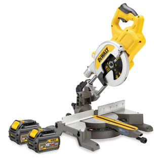 Dewalt DCS777T2 54V XR FLEXVOLT 216mm Mitre Saw, 2x 6.0Ah XR FLEXVOLT Batteries & Charger Dewalt DCS777T2 54V XR FLEXVOLT 216mm Mitre Saw, 2x 6.0Ah XR FLEXVOLT Batteries & Charger