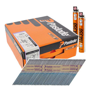 Paslode 34° 90 x 3.1mm Galvanised Plus IM350+ Collated Nails - Pack of 2200 Paslode 34° 90 x 3.1mm Galvanised Plus IM350+ Collated Nails - Pack of 2200